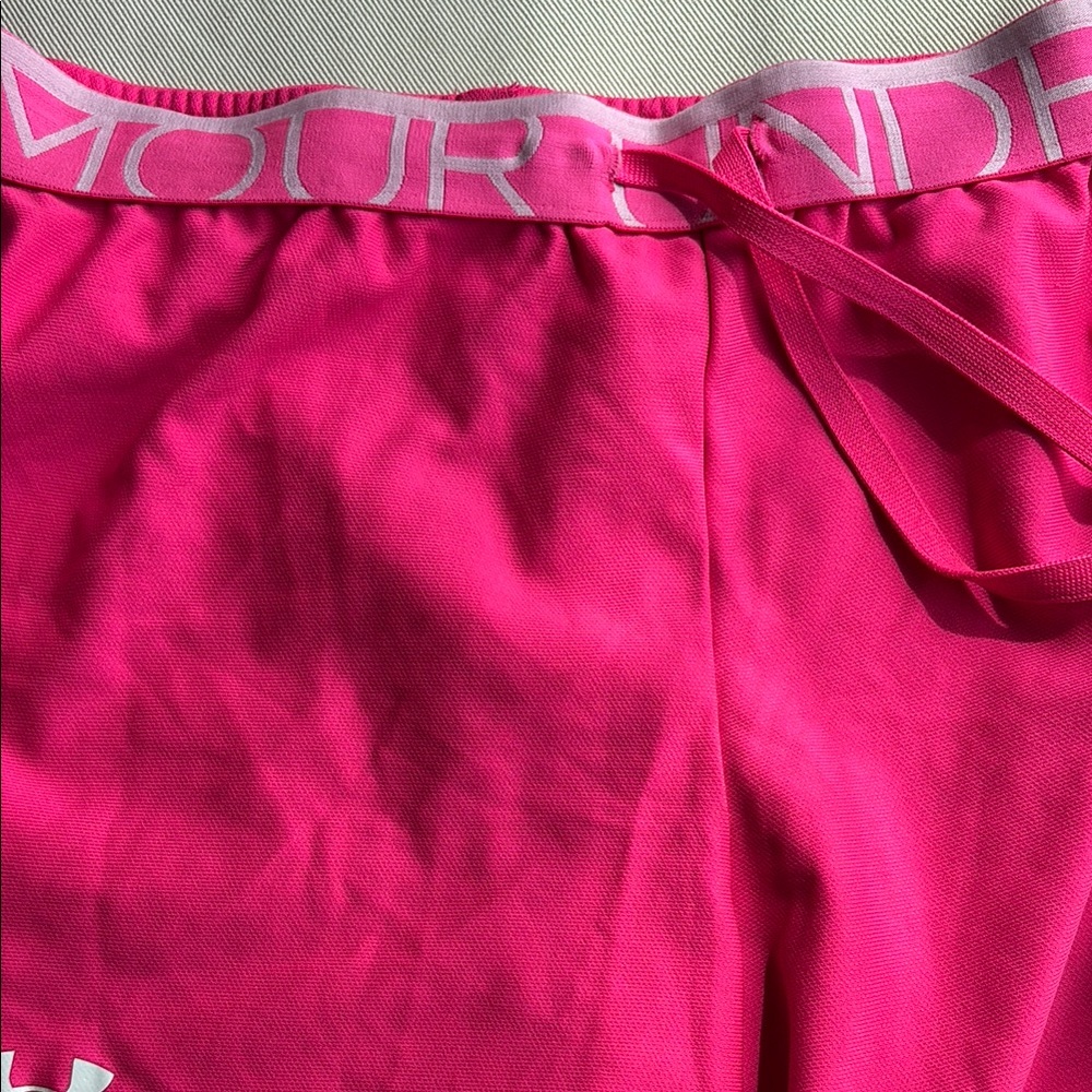 Under Armour Pink Athletic Shorts